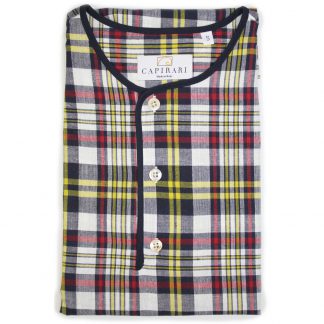 Tahiti 05 Madras henley collar