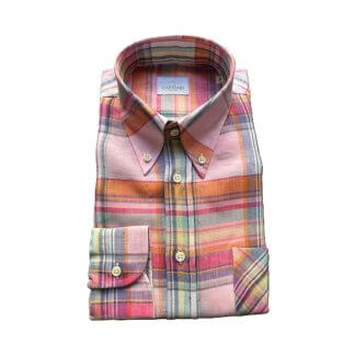 Davis 4 button-down collar linen